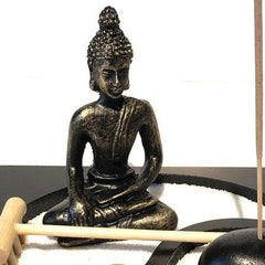 Buddha Figürlü Ying-Yang Dekoratif Tütsülük
