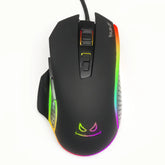 Rush Gloria RGB 2400DPI Makro Gaming Mouse Siyah