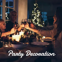 100 LED Elektrikli Yılbaşı Ağacı Işığı Dekoratif Lamba 10 m Beyaz