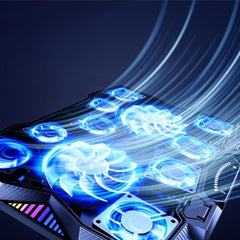 Benks Rgb Led Işıklı Laptop Soğutucu Stand