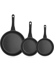 Schafer Stark Döküm 3 Parça Tava Seti Gri