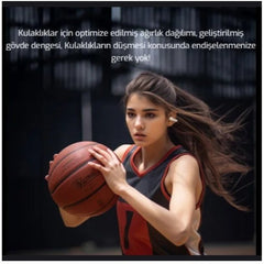 TopG Vox Q4 Ear Clip Kulak Içi Bluetooth Küpe Kulaklık Siyah