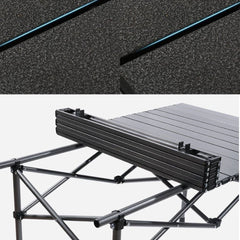 Alüminyum Hafif Taşıma Çantalı 120x55x50 Cm Kamp Piknik Masası