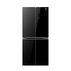 Sharp 560 Lt NoFrost French 4 Kapı Buzdolabı Sİyah Cam
