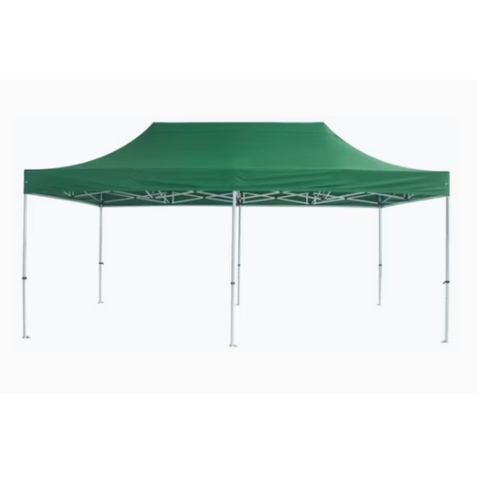 Gazebo 3×6 M 800D Branda 30 mm Profil Kamp Bahçe Dış Alan Tentesi Yeşil