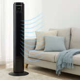 Hausberg Enerji Tasarruflu Sessiz Kule Fan Siyah