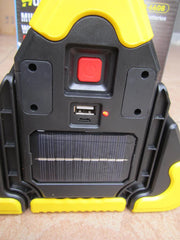 Hurry Bolt Şarjlı Çok Amaçlı El Feneri ve Güvenlik Lambası Üçgen Sarı