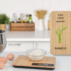 ProfiCook LCD Ekran Bambu Mutfak Tartısı