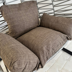 Armut Model Minderli İp Örgü Salıncak Bej