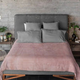 160x220 cm Tek Kişilik Battaniye Yatak Örtüsü Pembe