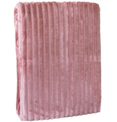 160x220 cm Tek Kişilik Battaniye Yatak Örtüsü Pembe