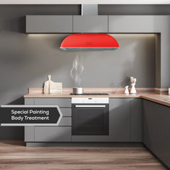 Bompani Retro Rosso Davlumbaz Kırmızı