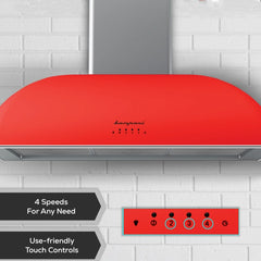 Bompani Retro Rosso Davlumbaz Kırmızı