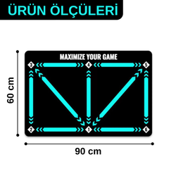 Mamba Futbol Antrenman Matı 90x60 Cm Eğitim Videosu ve Kaymaz Çorap Hediyeli