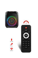 Powerway Mio Taşınabilir Mikrofonlu Led Işıklı 40 W Kumandalı Bluetooth Hoparlör