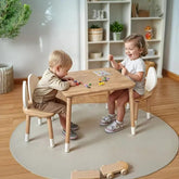 Bee Smart Safir Meşe 2 Sandalyeli Aktivite Masa Takımı