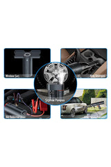 4'ü 1 Arada Powerbank Lastik Şişirme Vakumlu Temizleyici Araba Yıkama Makinesi