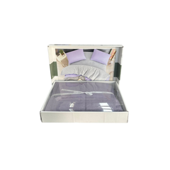 Ranforce Çift Kişilik Nevresim Takımı Lila