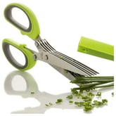 22 Cm Paslanmaz Çelik 5 Bıçaklı Çok Amaçlı Mutfak Makası