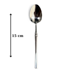 Paslanmaz Çelik 6'lı Küçük Tatlı Kaşık Seti