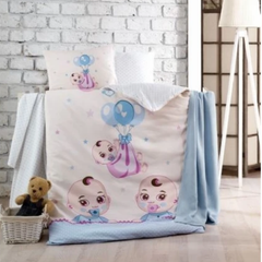 Kristal Babies Blue Bebek Uyku Seti