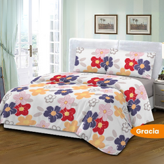 Gracia Mikro Saten Çift Kişilik Nevresim Takımı