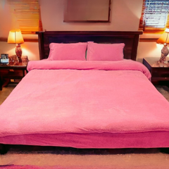 Welsoft 1.5 Kişilik Nevresim Takımı Pembe