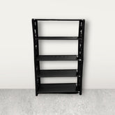 5 Katlı Kumaş Ayakkabı Rafı Siyah