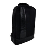 45x35 cm Dayanıklı Altı Deri Laptop Sırt Çantası Siyah