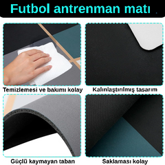 Mamba Futbol Antrenman Matı 90x60 Cm Eğitim Videosu ve Kaymaz Çorap Hediyeli