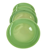 20 cm Parlak Yeşil 4'lü Tabak Seti