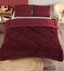 Welsoft Çift Kişilik Yorgan 195x215 cm Bordo