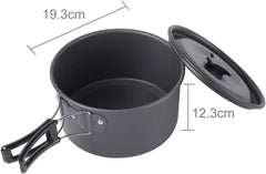 Ultra Hafif 15 Parçalı Kamp Piknik Pişirme Seti