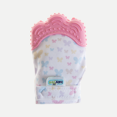 Babyjem Bebek Eldiven Diş Kaşıyıcı Pembe