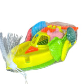 1.5+ Yaş Kazma Kürek Tırmık Setli 30 Cm Tekne Bot Sarı