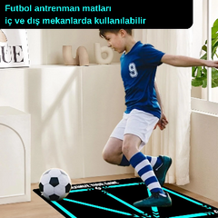 Mamba Futbol Antrenman Matı 90x60 Cm Eğitim Videosu ve Kaymaz Çorap Hediyeli