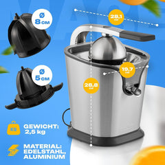 Proficook Elektikli 100 W Narenciye SIkacağı Inox