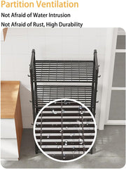 5 Katlı Banyo Mutfak Çok Amaçlı Raf Beyaz