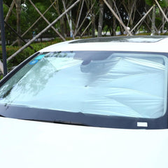 Araç İçi 130x75 Cm Taşıma Çantalı Ön Cam Güneş Şemsiyesi
