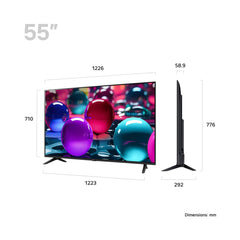 LG 55'' Gen7 İşlemci UHD 4K Akıllı Televizyon