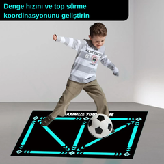 Mamba Futbol Antrenman Matı 90x60 Cm Eğitim Videosu ve Kaymaz Çorap Hediyeli