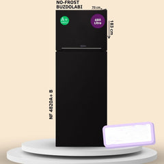 Regal A+ 480 Lt Çift Kapılı NoFrost Buzdolabı Siyah