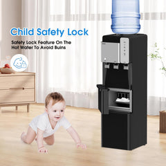 Star 2'si 1 Arada Su Sebili ve Buz Yapıcı Siyah Gri