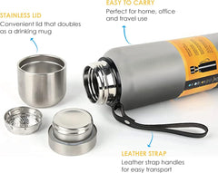 Çift Duvar Vakum Yalıtımlı 1000 ML Paslanmaz Çelik Termos