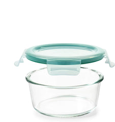 Cam 3 lü Yuvarlak Sızdırmaz Saklama Kabı 350 620 950 ML