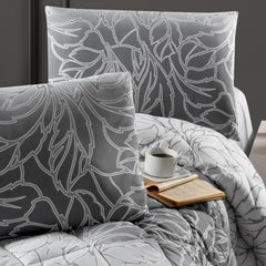 Schafer Ladin Çift Kişilik 4 Parça Uyku Seti Antrasit