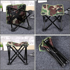 Katlanabilir Oxford Kompozit Çantalı 29x26 Cm Kamuflaj Tabure