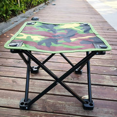 Katlanabilir Oxford Kompozit Çantalı 29x26 Cm Kamuflaj Tabure