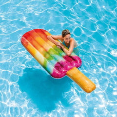 Intex 183x66 cm Gökkuşağı Dondurma Deniz Yatağı