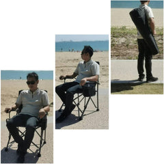 Katlanabilir Çantalı 600D Oxford Kumaş Hafif Kamp Bahçe Sandalyesi